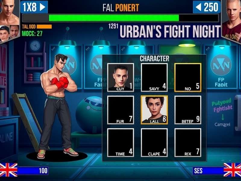 Urban Fight Night Character Selection